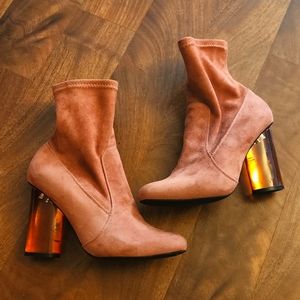 Jeffrey Campbell Pink Booties